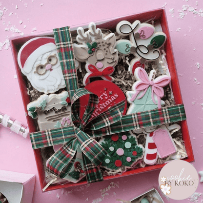 Rode bento combibox + 5 cupcakes (10 st) - Cupcakedozen.nl