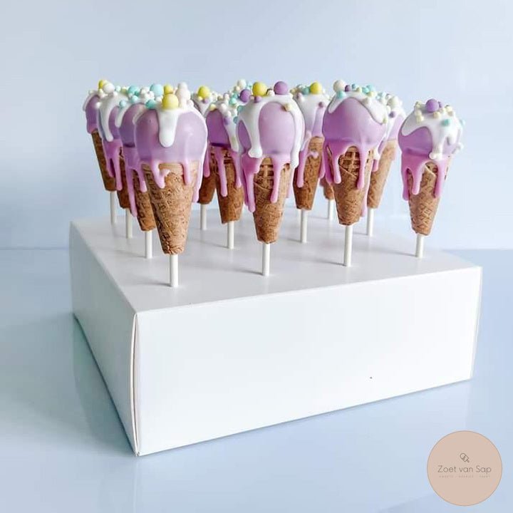 Display voor 16 cakepops (10 st.) - Cupcakedozen.nl
