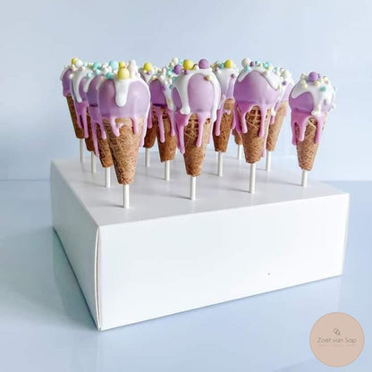 Display voor 16 cakepops (10 st.) - Cupcakedozen.nl