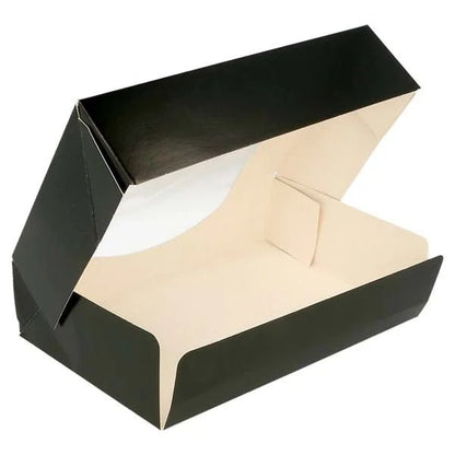 Zwarte doos voor 2 donuts (50 st.) - Cupcakedozen.nl