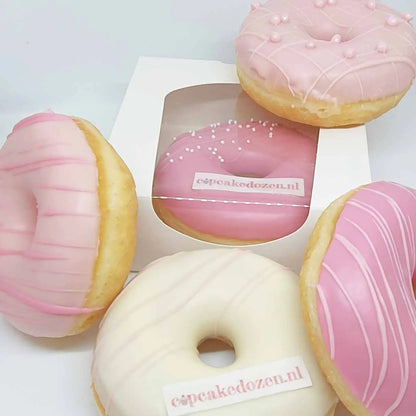 Biologisch wit doosje voor 1 donut (250 st.) - Cupcakedozen.nl