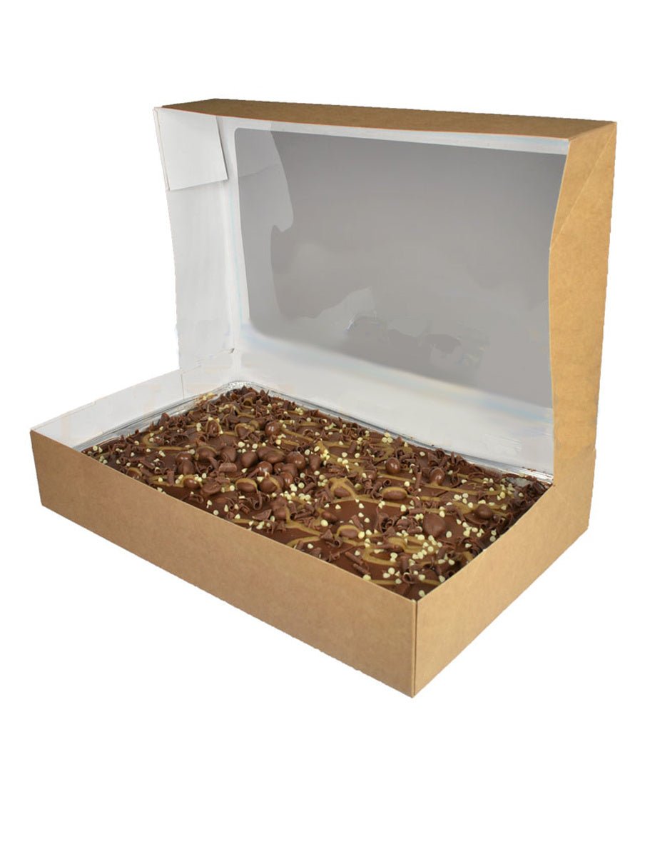 Kraft sweet box - 32x20x6 (25 st) - Cupcakedozen.nl