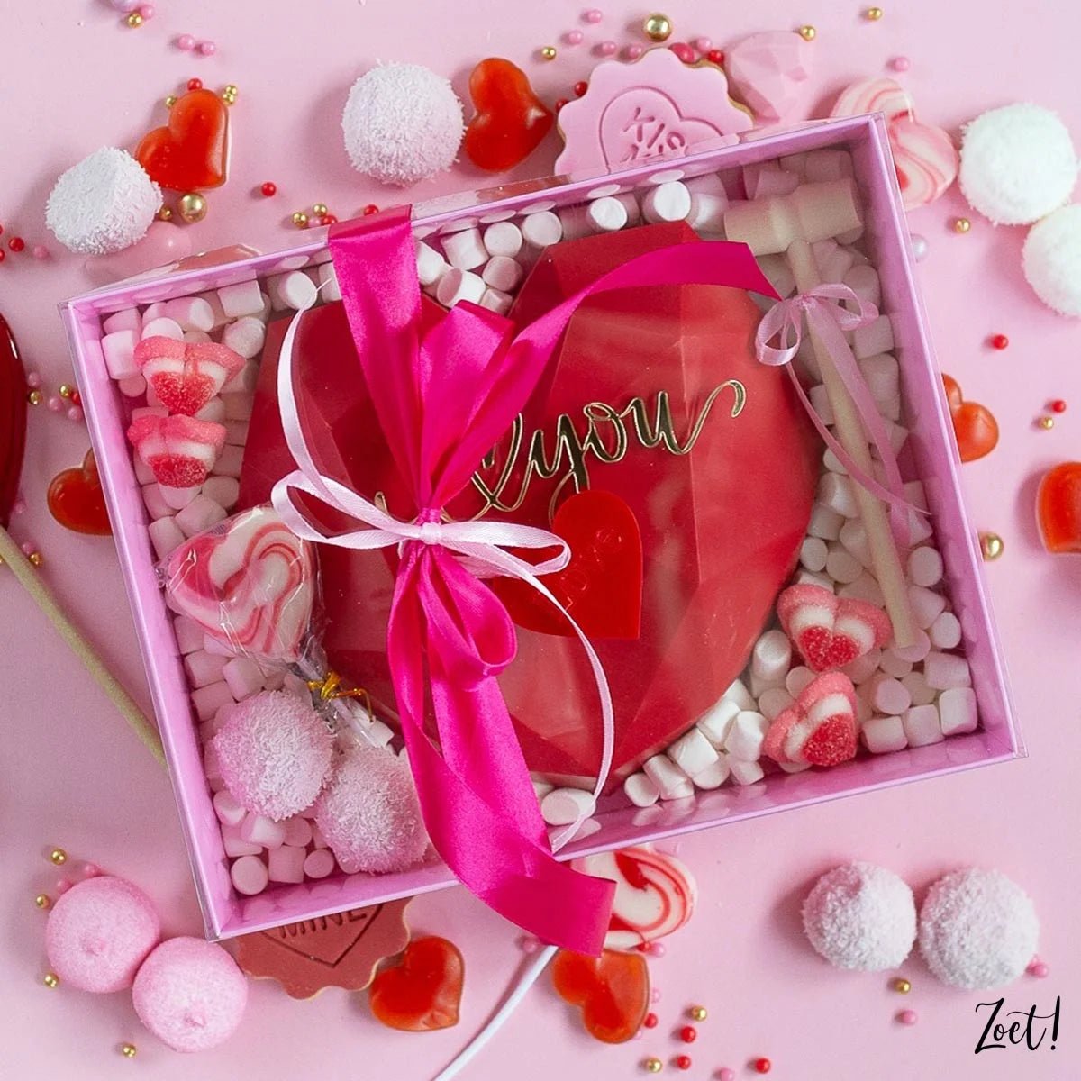 Roze sweet box met transparant deksel (10 st) - Cupcakedozen.nl