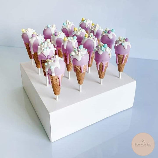 Display voor 16 cakepops (10 st.) - Cupcakedozen.nl