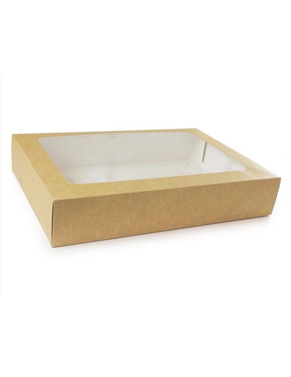 Kraft sweet box - 32x20x6 (25 st) - Cupcakedozen.nl
