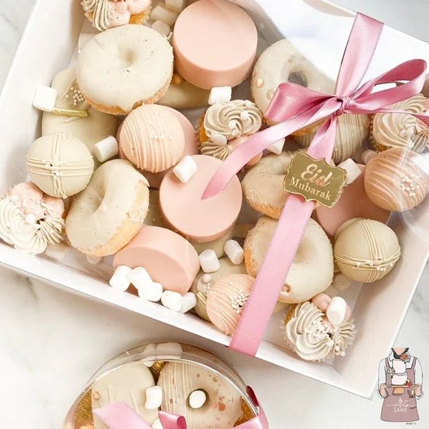 Witte sweet box met transparant deksel (10 st) - Cupcakedozen.nl