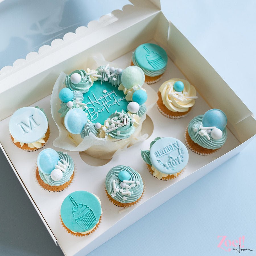 Doos voor 12 cupcakes - luifel (10 st) - Cupcakedozen.nl