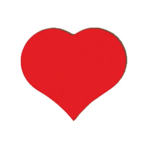 Etiket - Hartje rood (500 st) - Cupcakedozen.nl