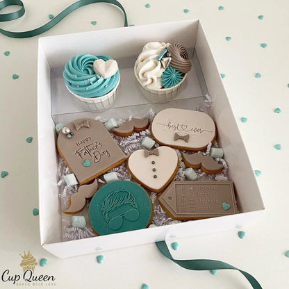 Inlegger voor 2 cupcakes van gerecycled plastic (25 st) - Cupcakedozen.nl