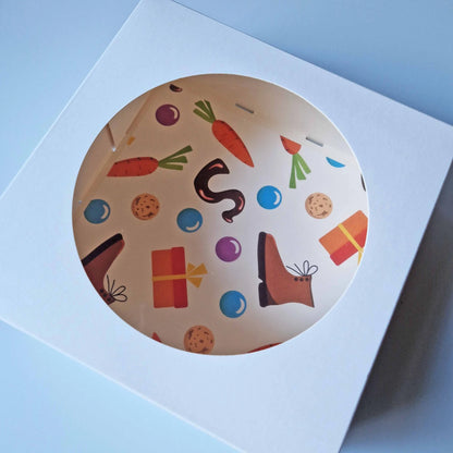 Witte taartdoos rond venster - 21x21x8 (25 st) - Cupcakedozen.nl