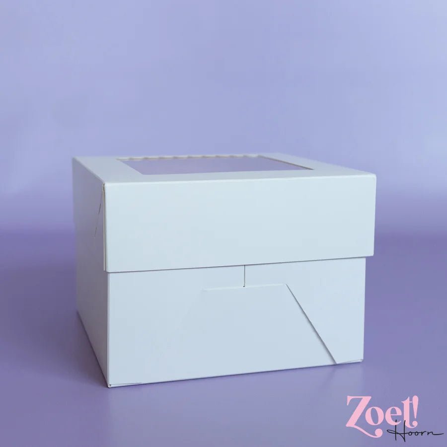 Taartdoos 20x20x15 - luifel (10 st) - Cupcakedozen.nl
