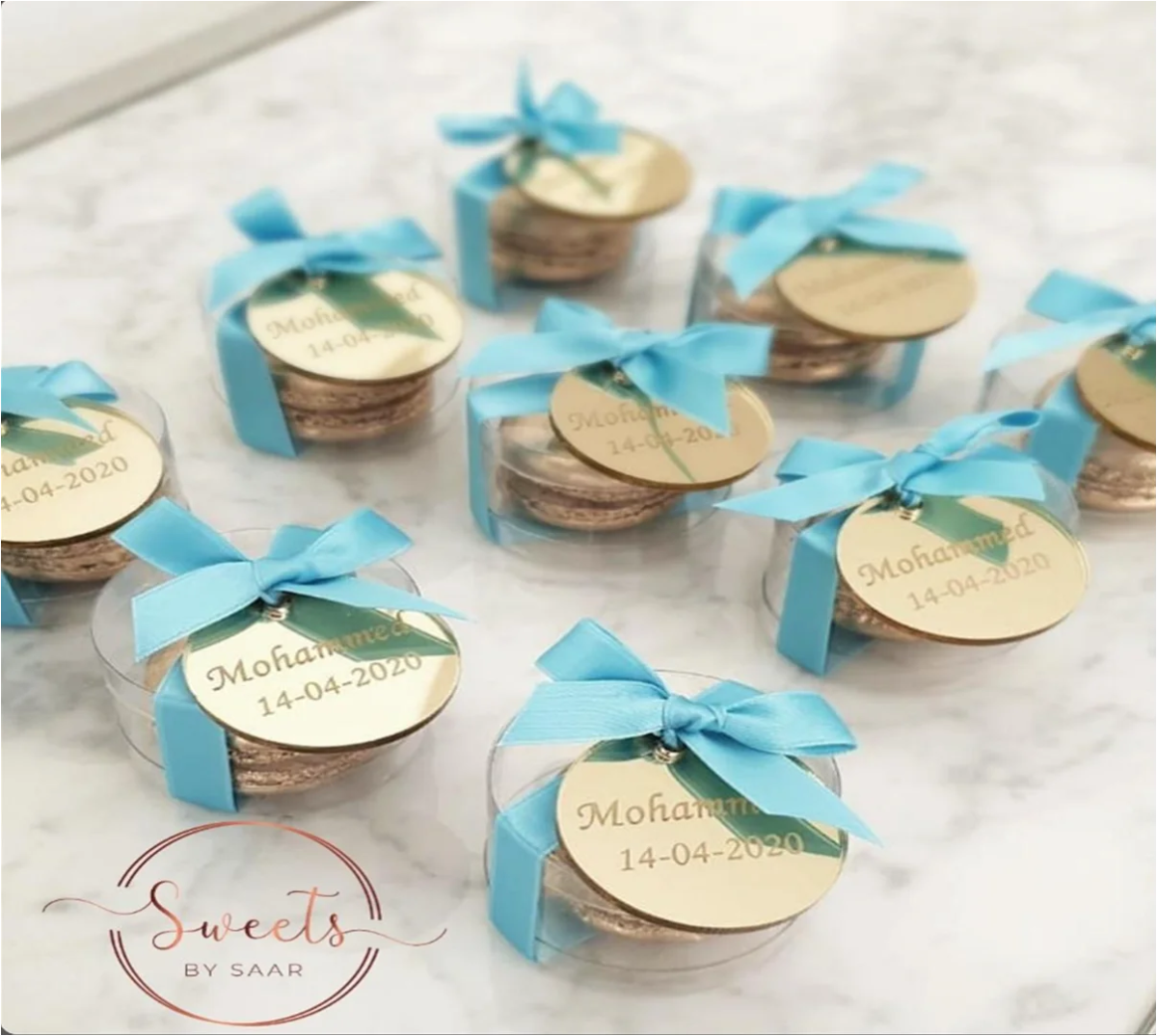 Koker voor 1 macaron (100 st.) - Cupcakedozen.nl