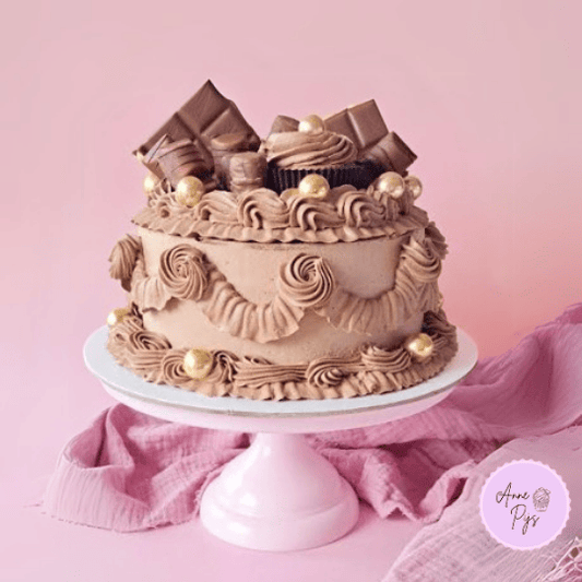 Cakeboards karton Ø20cm - ivoor/zwart (10 st) - Cupcakedozen.nl