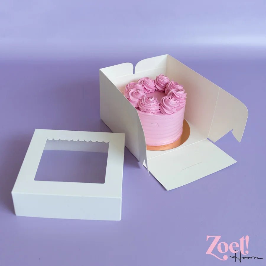 Taartdoos 20x20x15 - luifel (10 st) - Cupcakedozen.nl