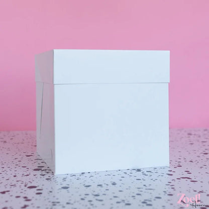 Hoge taartdoos 23x23x23 - luifel (10 st) - Cupcakedozen.nl