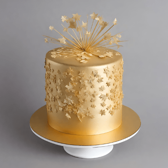 Taartkarton Ø16cm - goud/zwart (100 st) - Cupcakedozen.nl
