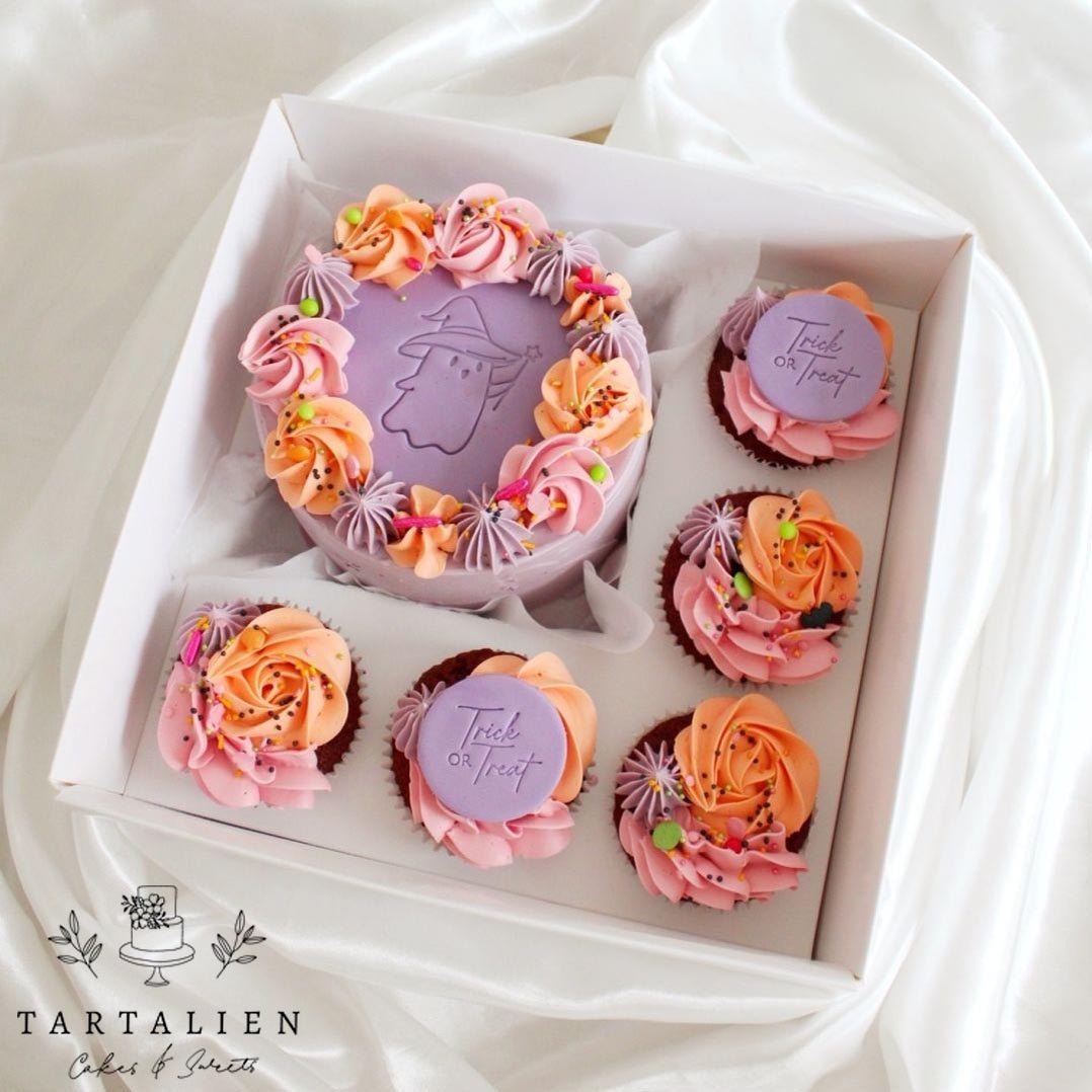 Bento combibox + 5 cupcakes (10 st) - Cupcakedozen.nl
