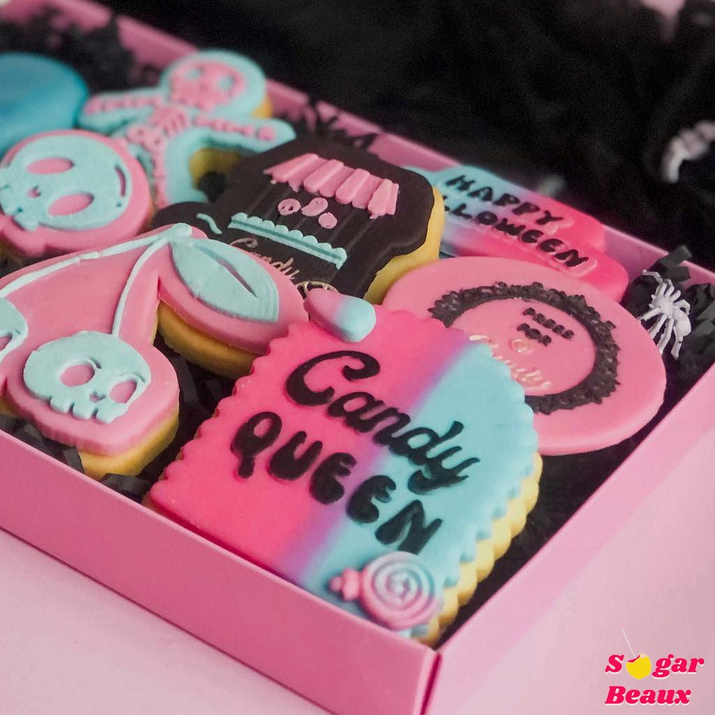 Roze (brievenbus)doos voor koekjes (10 st) - Cupcakedozen.nl