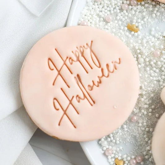 Koekstempel - Happy Halloween - Cupcakedozen.nl