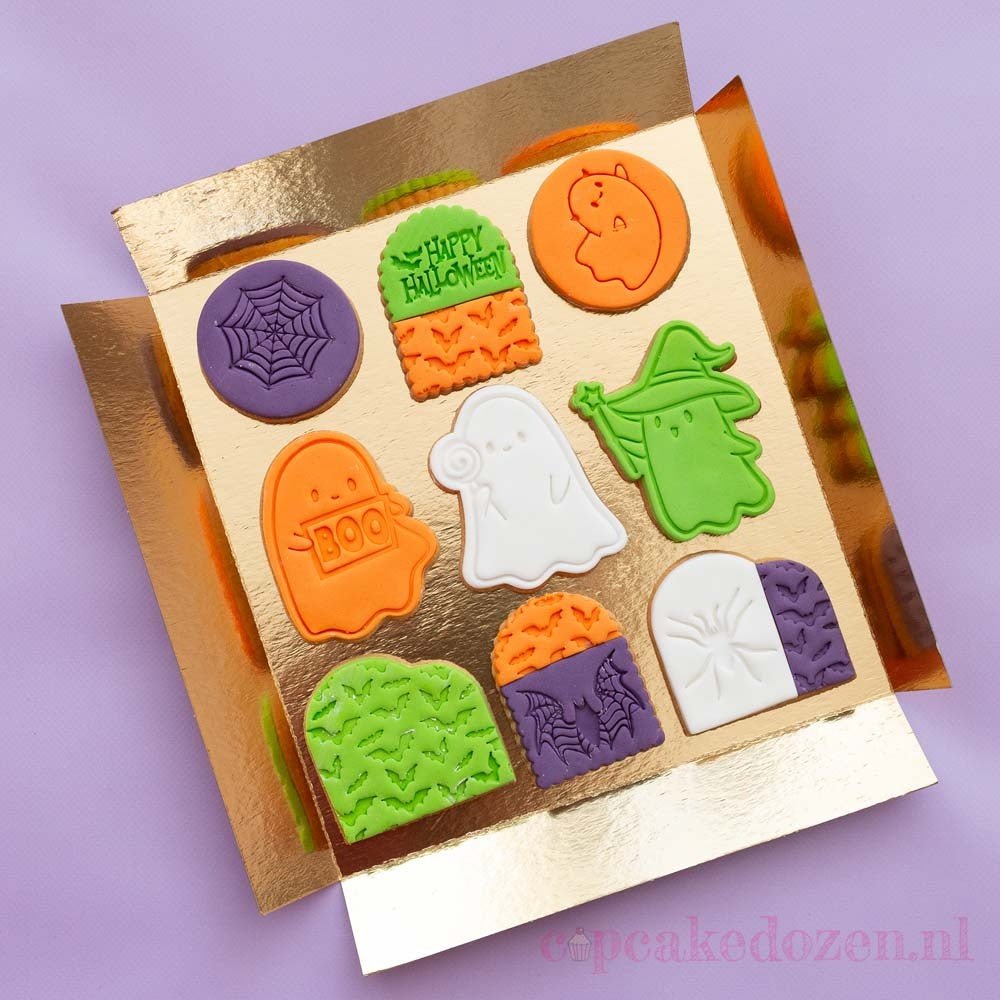 Sweet box goud - 26x24,5x4,5 (25 st) - Cupcakedozen.nl