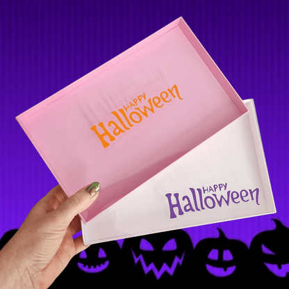 Sweetbox sticker - "Happy Halloween" (5 st) - Cupcakedozen.nl