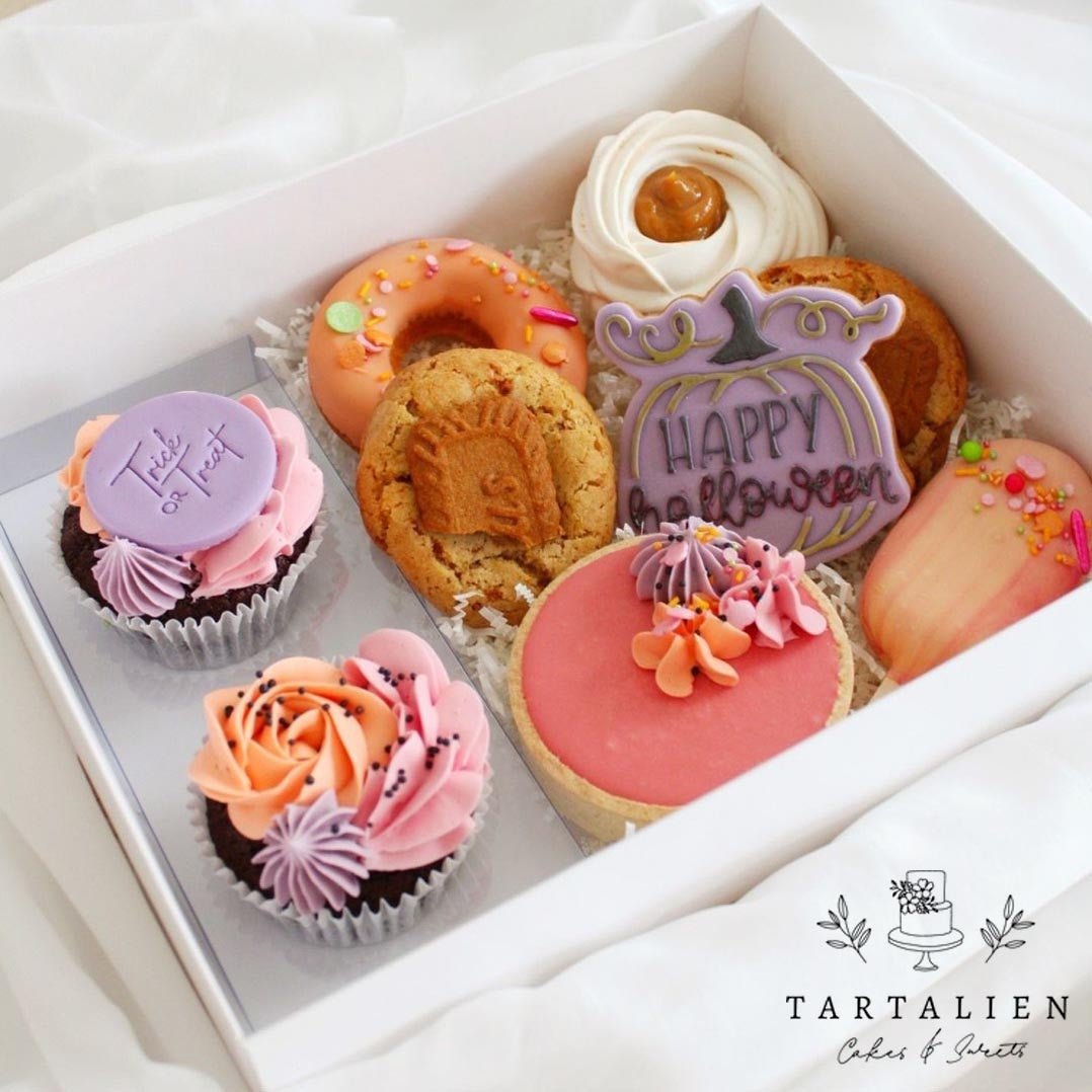 Witte sweet box met transparant deksel (10 st) - Cupcakedozen.nl