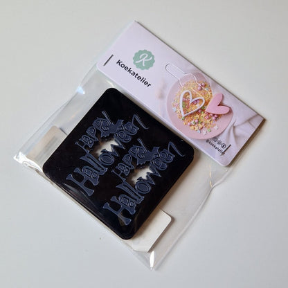 Bento topper - Happy Halloween (4 st) - Cupcakedozen.nl