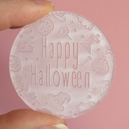 Koekstempel - Halloween + patroon - Cupcakedozen.nl