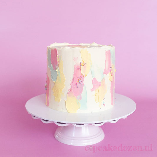 MDF cakeboards Ø30cm - wit glans (10 st) - Cupcakedozen.nl