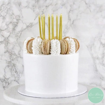 MDF cakeboards Ø23cm - wit glans (10 st) - Cupcakedozen.nl