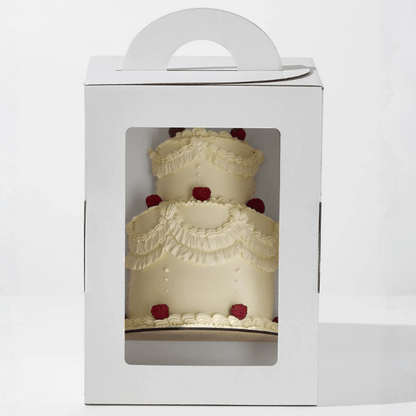 Cake Icon Taartdisplay met doos – set - Cupcakedozen.nl
