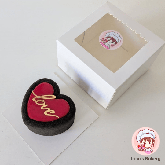 Witte bento doos - luifel (25 st) - Cupcakedozen.nl