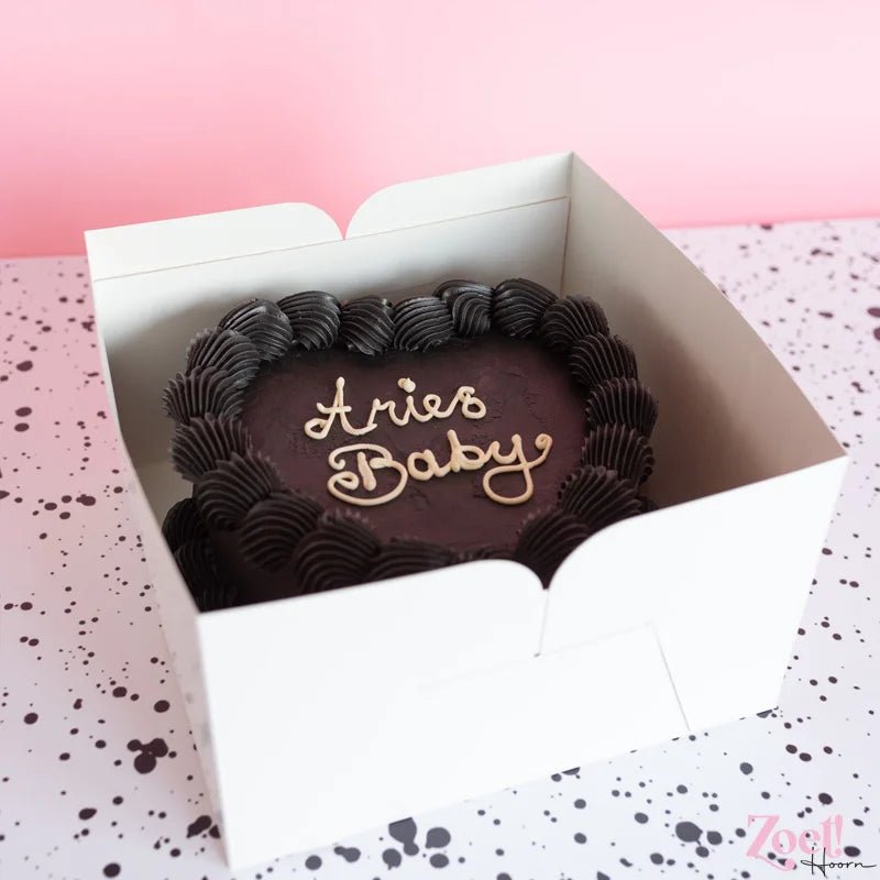 Taartdoos 25x25x15 - luifel (10 st) - Cupcakedozen.nl