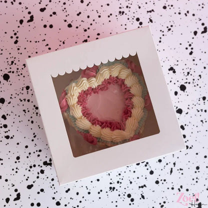 Taartdoos 23x23x15 - luifel - Cupcakedozen.nl