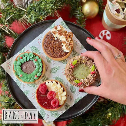 Vetvrij papier - Kerst hulst (100 st) - Cupcakedozen.nl