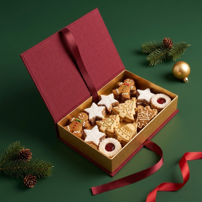 Kerst boek - 23,5x16x5cm (voedselveilig)