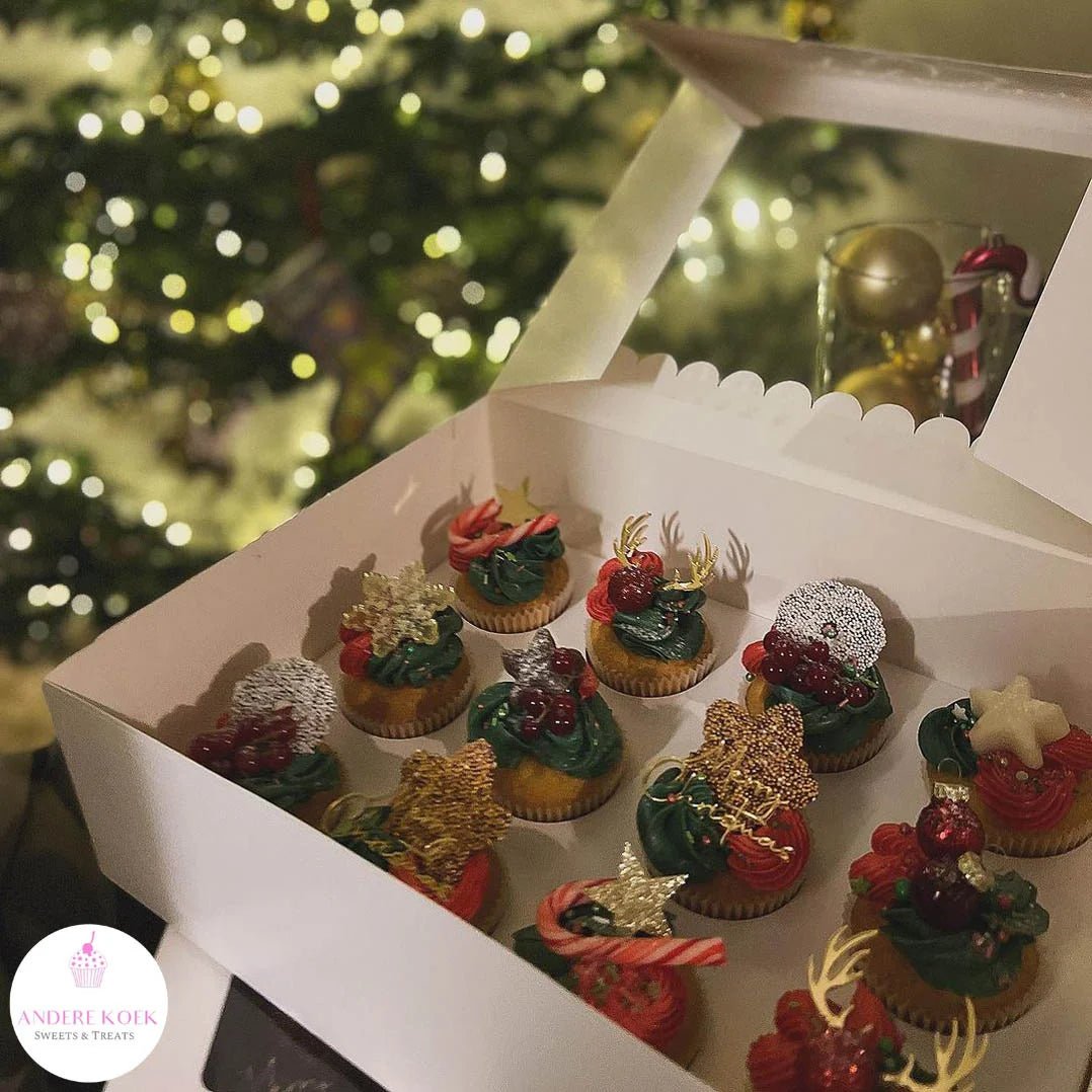 Doos voor 12 cupcakes - luifel (10 st) - Cupcakedozen.nl