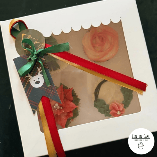 Label Kerst - ruit (50 st.) - Cupcakedozen.nl