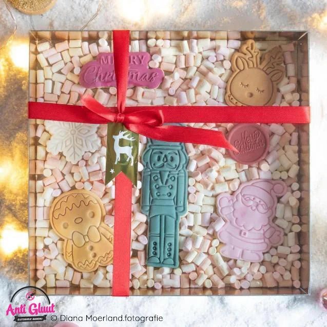 Sweet box goud - 26x24,5x4,5 (25 st) - Cupcakedozen.nl