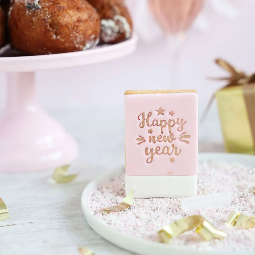 Koekstempel - Happy New Year - Cupcakedozen.nl