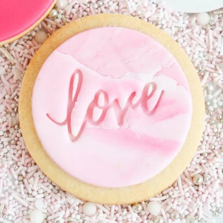 Koekstempel - Love - Cupcakedozen.nl
