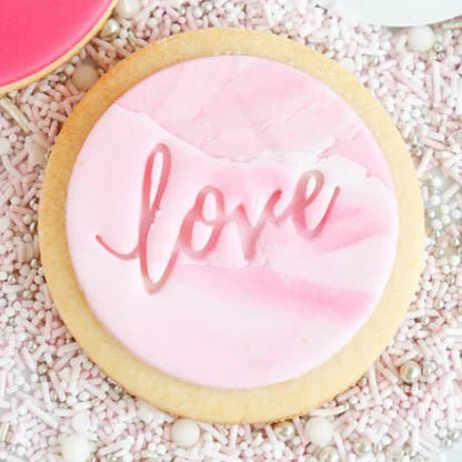 Koekstempel - Love - Cupcakedozen.nl