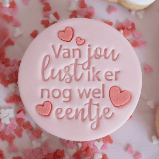 Koekstempel - Van jou lust ik er nog wel eentje - Cupcakedozen.nl