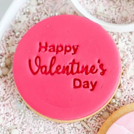 Koekstempel - Happy Valentine's Day - Cupcakedozen.nl