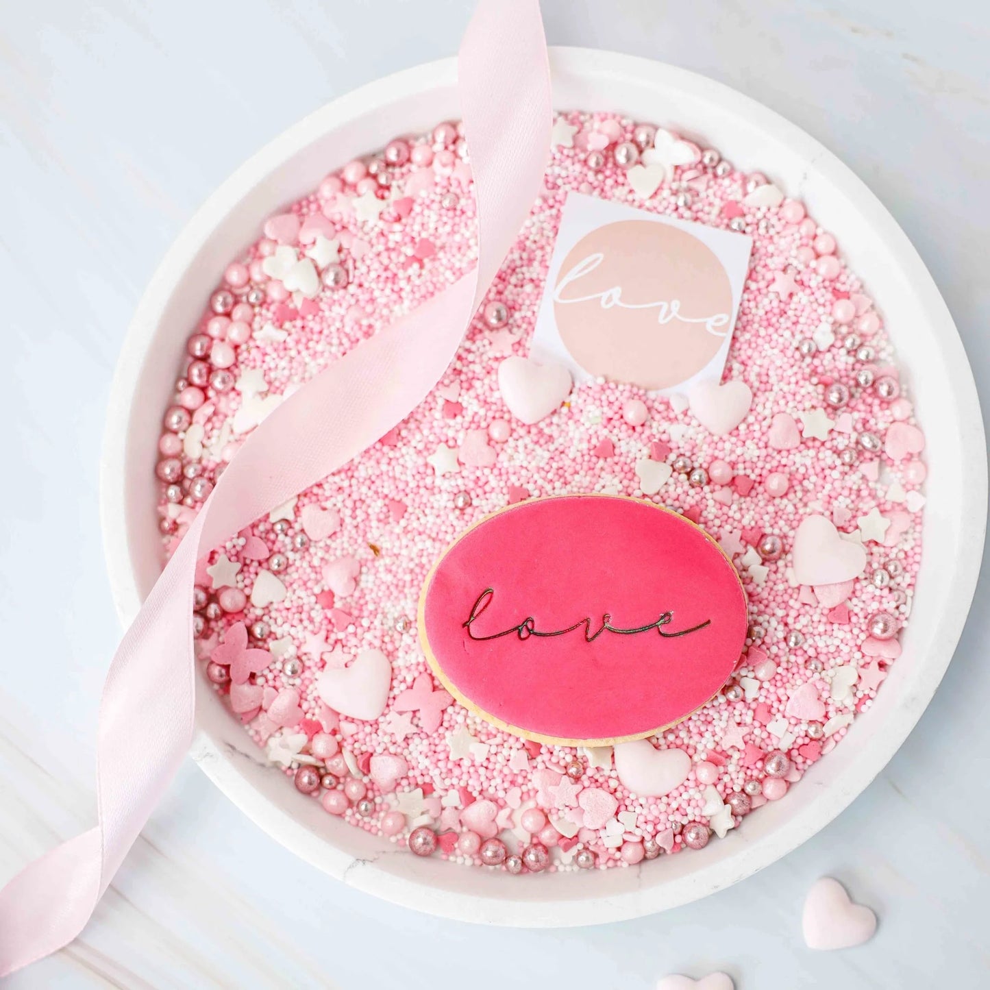 Koekstempel - Love (als etiket) - Cupcakedozen.nl