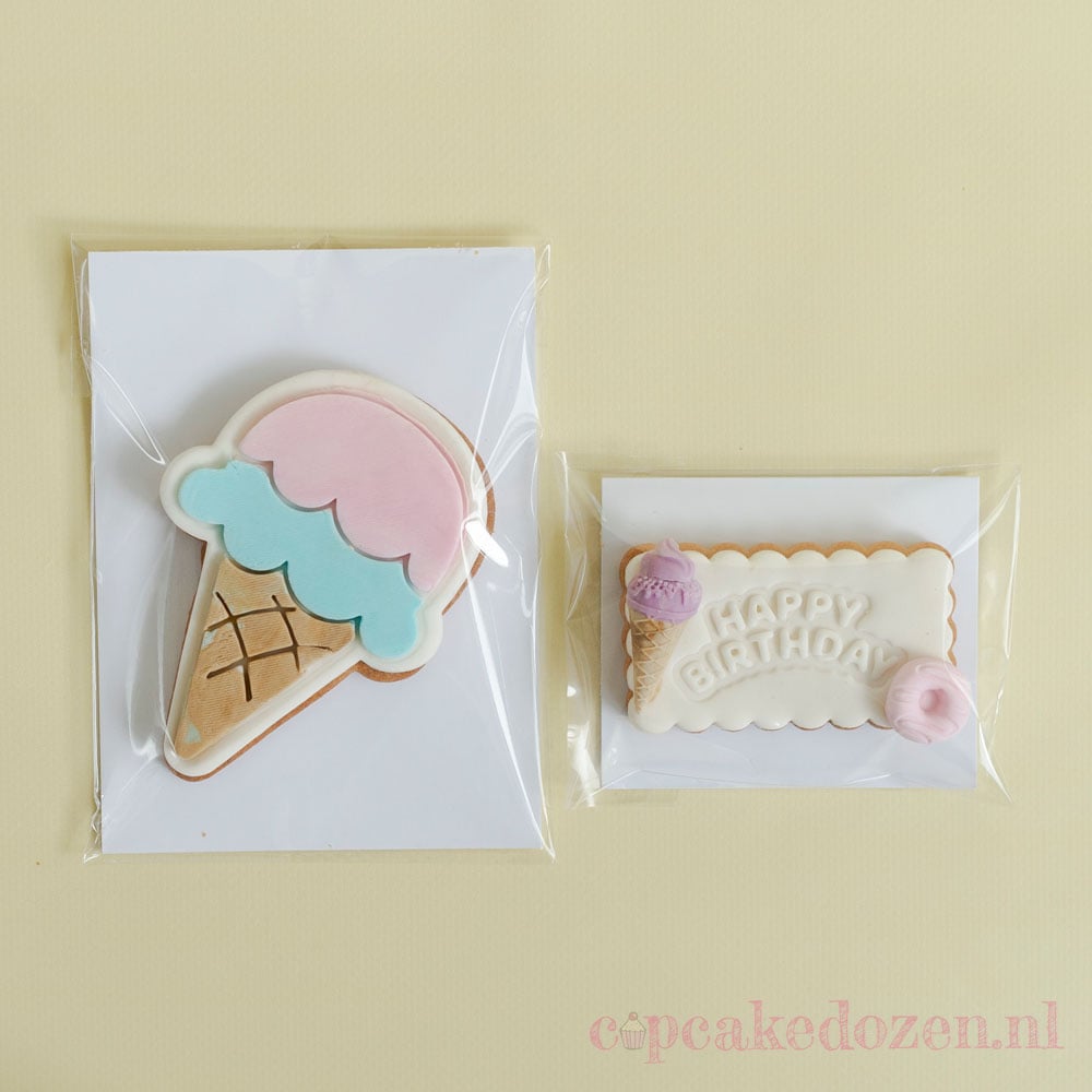 Koekzakjes met kartonnen bodem (100 st.) - Cupcakedozen.nl