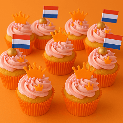 Oranje baking cups (360 st.) - Cupcakedozen.nl