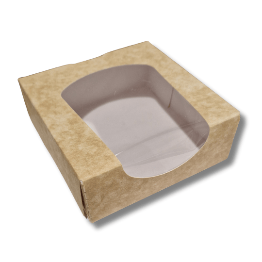 Biologisch kraft doosje voor 1 donut (250 st.) - Cupcakedozen.nl