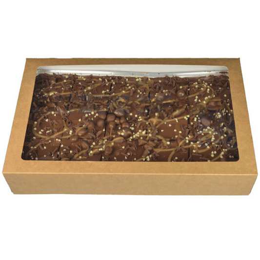 Kraft sweet box - 32x20x6 (25 st) - Cupcakedozen.nl