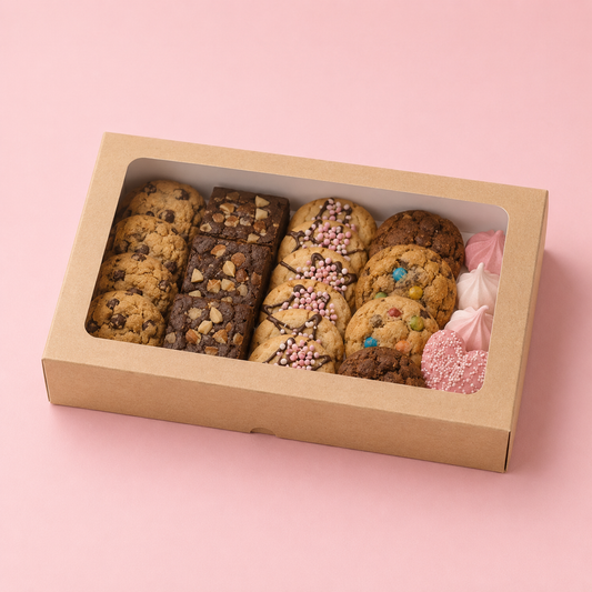 Kraft Sweet Box – 32x20x6 (25 Stück)